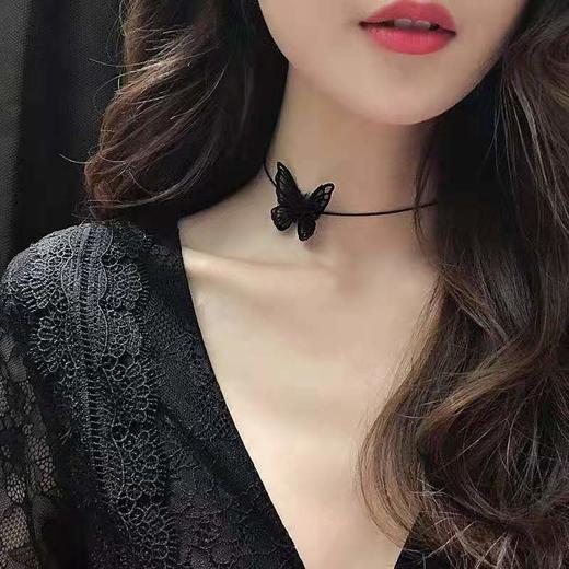 XL-锁骨链韩版蕾丝项链女简约短款流行脖子饰品颈带项圈颈链时尚脖链 商品图6