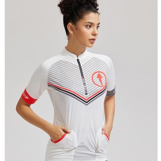 拉链短袖带口袋跑步运动马拉松户外透气上衣健身吸汗立领 商品图1