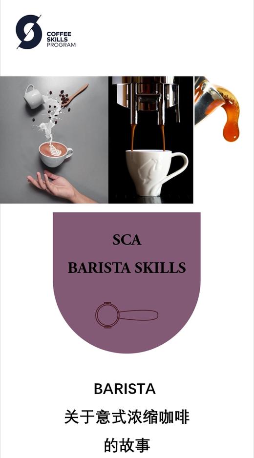 【SCA课程】 浓缩咖啡技艺师初中级认证课程（含考证费）Vincent老师【王力精品咖啡学堂】 商品图1