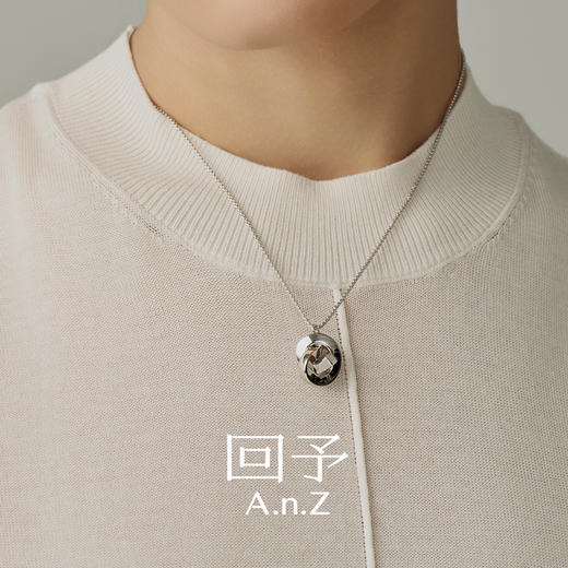 A.n.Z回予 绳结项链小众百搭设计简约款首饰 商品图2