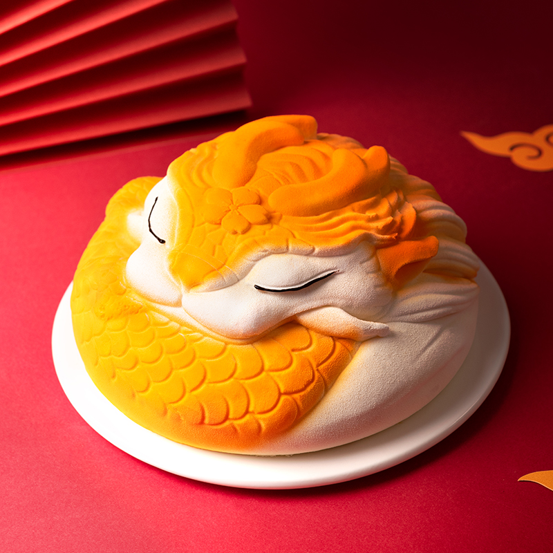 橙龙桃胶慕斯蛋糕    北京配送