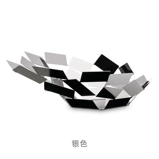 ALESSI/几何果篮客厅家用金属水果盘镂空茶几装饰创意摆件送礼 商品图3