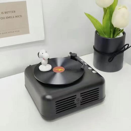 情人节【新款H3 复古蓝牙小音箱】电脑迷你 创意礼品 唱片机 收音插卡小音响 送对象 朋友闺蜜礼品盒 商品图6