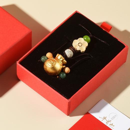 牛首山文创中国风国潮福袋钥匙扣创意挂件挂坠手机吊坠代代有福 商品图3