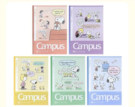 日本太阳星SUN-STAR限定点线本套装迪士尼星之卡比史努比 商品图4