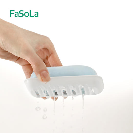 FaSoLa旅行肥皂盒出差便携式密封带盖肥皂盒新款沥水收纳香皂盒 商品图10