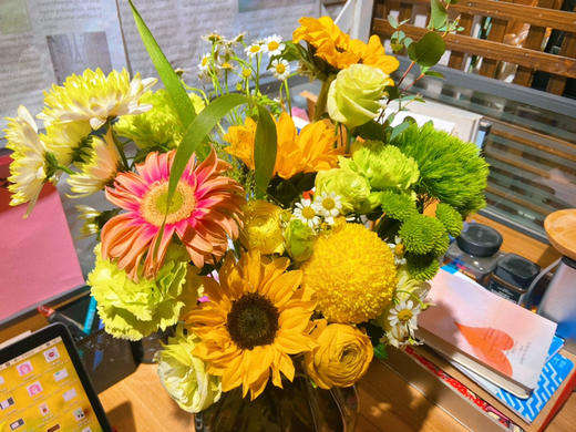 精选瓶花•【未来可期】向日葵森系〔下单新鲜搭配〕不加花瓶 商品图9