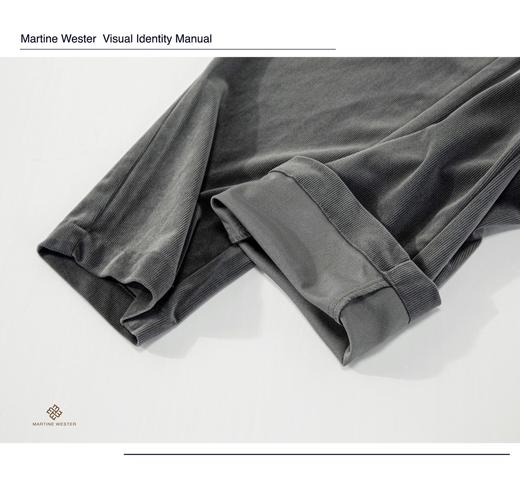 MARTIN WESTER男弹力细条免水洗灯芯绒休闲长裤11113133 商品图4