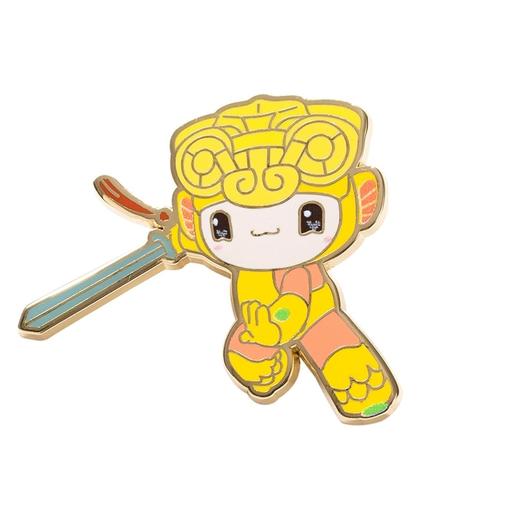 (特价清仓)杭州第19届亚运会特许商品吉祥物运动姿势徽章 商品图3