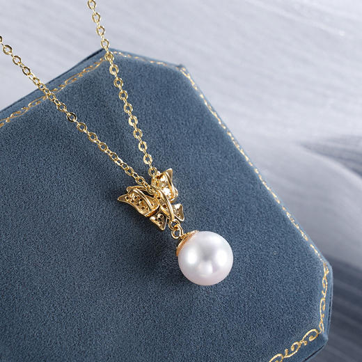 子佩集S925银珍珠吊坠【P1753】镀金(不含链)2401 商品图3