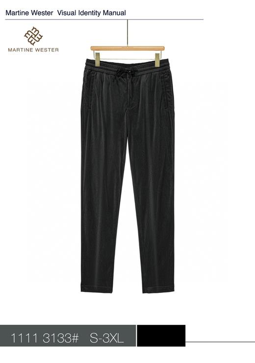 MARTIN WESTER男弹力细条免水洗灯芯绒休闲长裤11113133 商品图2