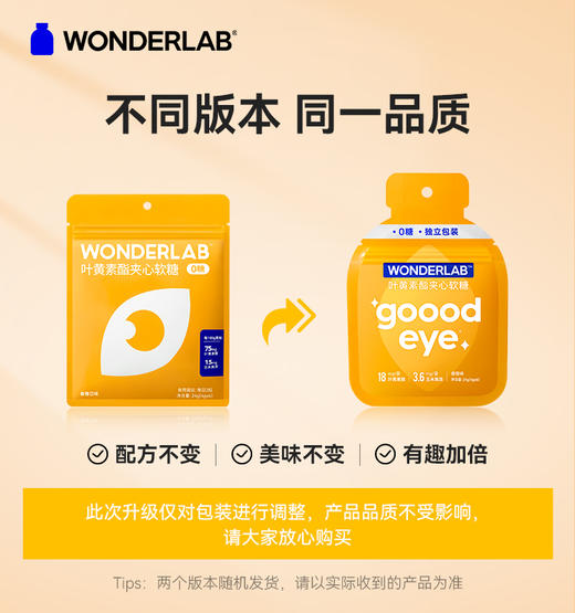 万益蓝 WonderLab叶黄素酯夹心软糖 商品图4