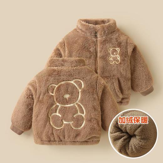 【福利款】【内里柔软亲肤，舒适保暖！】新款儿童冬款外套加绒加厚，洋气儿童羊羔毛男女宝宝婴儿冬装保暖衣，舒适高领，贴心保暖！ 商品图4