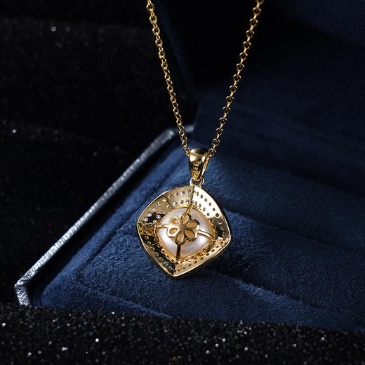 子佩集S925银珍珠吊坠【YP0037】镀金(不含链)2401 商品图1