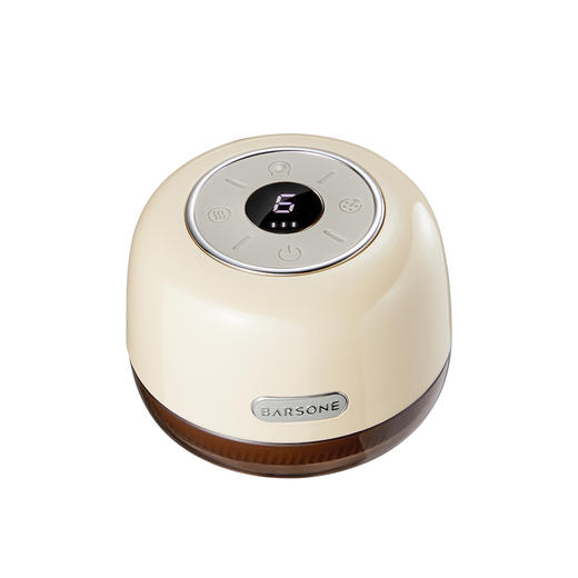 朋森（BARSONE）电动刮痧仪器全自动拔罐器经络刷背肩颈全身按摩经络疏通神奇 BS-A1奶油白 商品图1