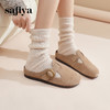 Safiya/索菲娅2024春季新品懒人鞋复古软底休闲外穿舒适勃肯凉拖 SF41110144 商品缩略图1