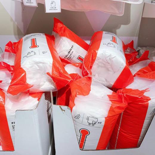 「谊家同款！加大款」羽绒被单双人蓄热保暖羽绒被 纯色被子床上用品 商品图2