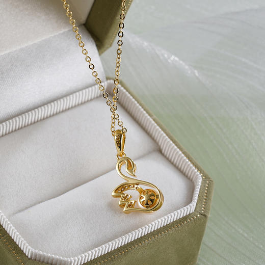 子佩集S925银珍珠吊坠【PM1599-XF】镀金(不含链)2401 商品图1