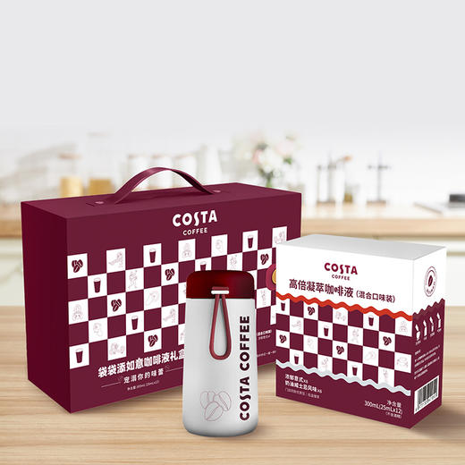 COSTA 袋袋添如意礼盒浓缩咖啡液礼盒咖世家限量保温杯  商品图3
