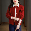 CC-QLS6656春装新款针织开衫小个子毛衣外套春秋季2024新款短款外搭慵懒风上 商品缩略图3