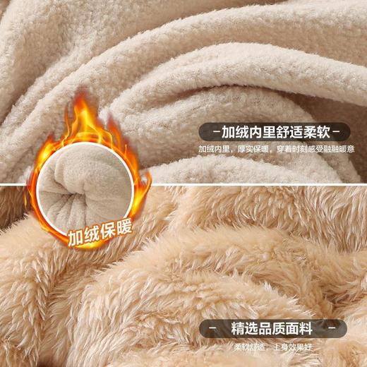 【福利款】【内里柔软亲肤，舒适保暖！】新款儿童冬款外套加绒加厚，洋气儿童羊羔毛男女宝宝婴儿冬装保暖衣，舒适高领，贴心保暖！ 商品图3