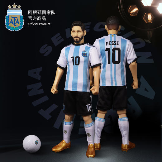 阿根廷国家队官方商品丨BBTOYS玩具梅西珍藏限量手办足球迷潮玩 商品图3