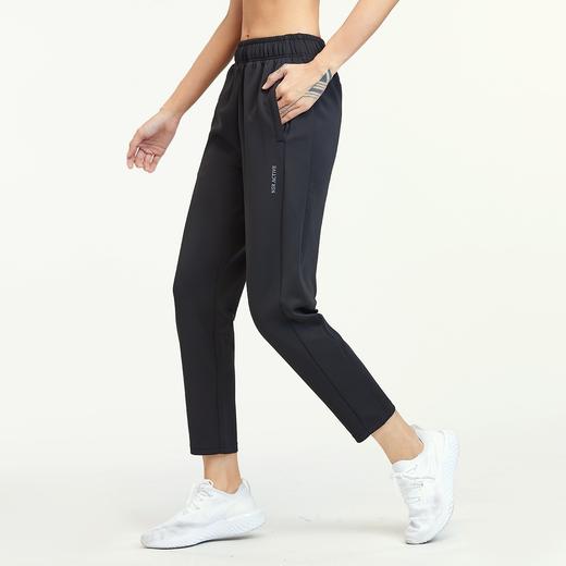 【运动长裤】厚绒运动女秋冬高腰宽松休闲束脚长裤跑步健身瑜伽裤子 商品图3