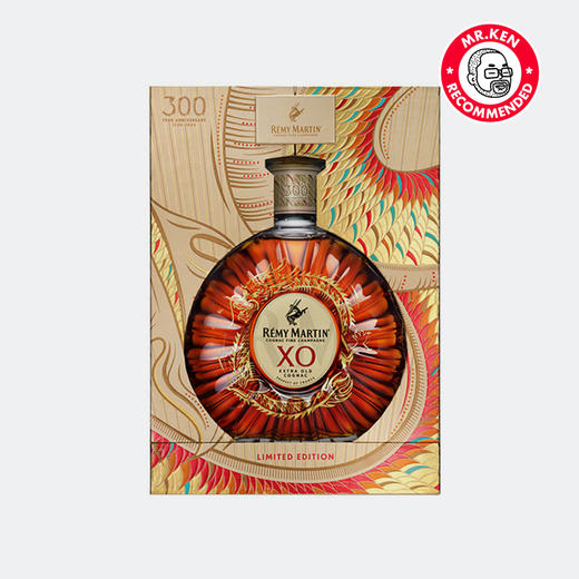 【龙年礼盒】人头马（Rémy Martin）XO法国优质香槟区干邑白兰地（300周年纪念款） 商品图4