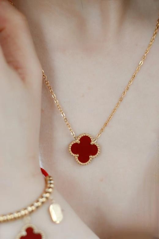 宏运五花四叶草手链 四叶草鸿运项链 耳钉  商品图4