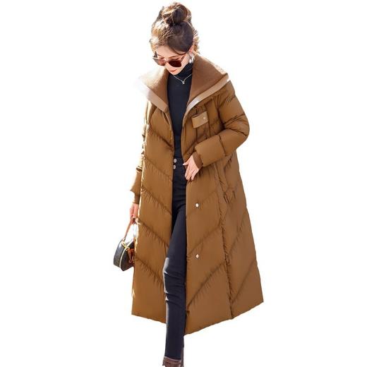 ALBB-90白鸭绒羽绒服女秋冬季2023年新款时尚洋气高端奢华中长款高级感 商品图4