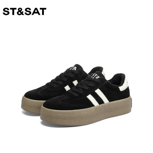 星期六经典复古绒里厚底德训鞋SS34112I54 商品图6