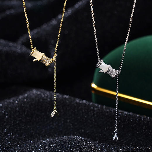 子佩集S925银【竹韵】套链项链【YL-4363206】2401 商品图0