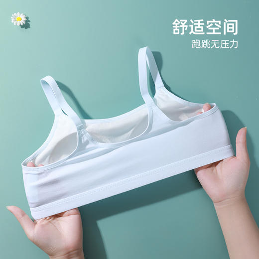 【第3件0元】熳洁儿 纯棉少女围二阶段12-16岁背心式文胸考神附体印花商场同款24201606 商品图4