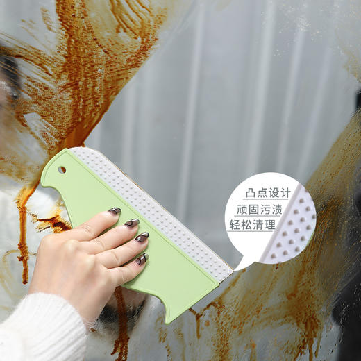 烁果 企鹅硅胶条刮水板家用洗手台玻璃卫生间台面清洁刷板镜子除雾可挂1个（颜色随机） 商品图3