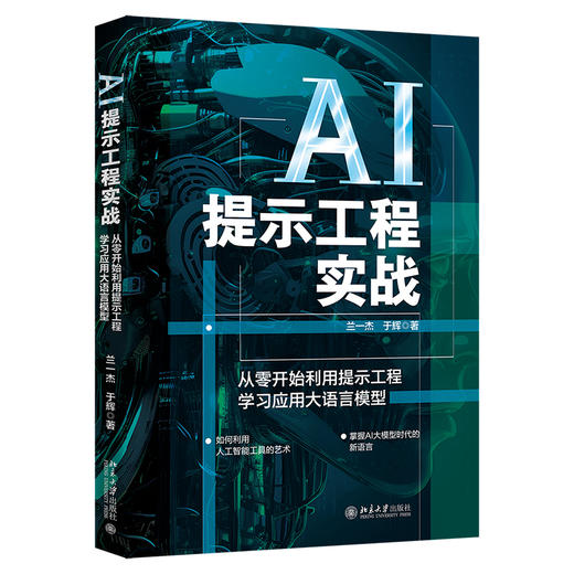 AI提示工程实战：从零开始利用提示工程学习应用大语言模型 兰一杰 于辉 著 北京大学出版社 商品图0