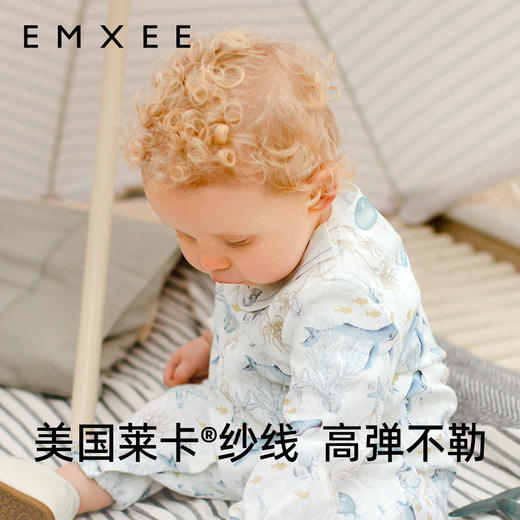 【宝宝服饰】嫚熙婴儿连体衣丝麻弹力棉亲肤柔软衣服 商品图1