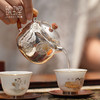 臻宝堂银壶9999纯银泡茶壶纯手工錾刻花卉小壶四季平安家用足银养生茶具 德钟四季平安-重约123g 容量约150ml 商品缩略图4