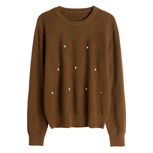 CC-MY-9095圆领针织衫薄款早春上衣女装春装2024新款低领打底衫洋气长袖内搭 商品图4