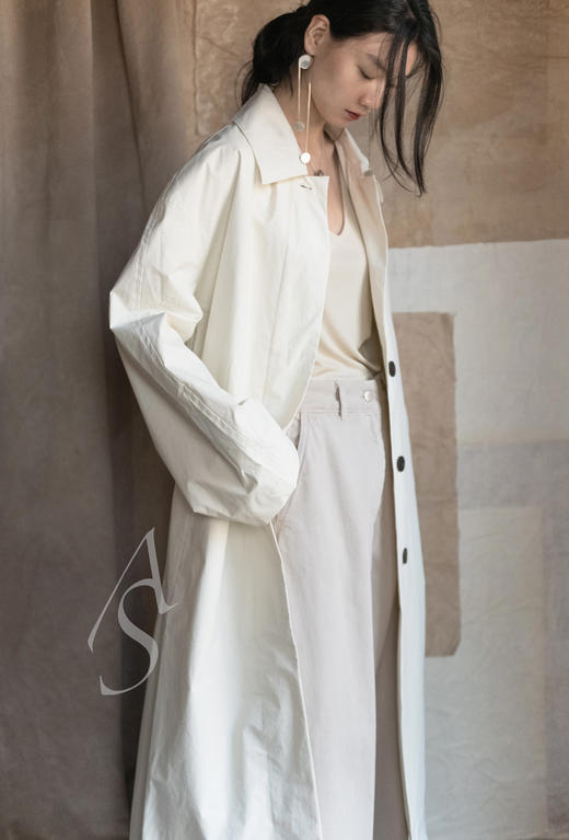 Studio Nicholson  浅竹青SHEA莱赛尔V领背心 商品图6