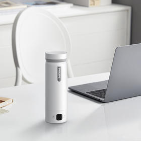 飞利浦（PHILIPS)便携式烧水壶小型旅行加热杯自动保温一体养生电热烧水杯AWP2768WH