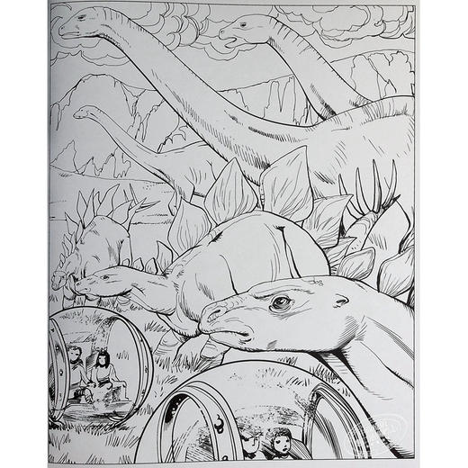 预售 【中商原版】侏罗纪世界 涂色书 英文原版 Jurassic World The  Coloring Book Insight Editions 涂色书 影视相关 商品图5