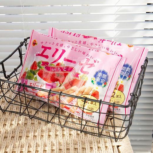 波路梦草莓味夹心威化饼干棒115g/袋 商品图1