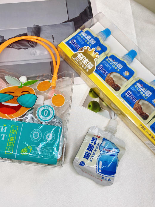 👏【蒟蒻益生菌可吸果冻组合】不仅Q弹爽滑，🌸口味多样，而且健康低卡。🔥好吃不胖 ，果肉果冻用料扎实，水果精挑细选、💥 商品图2