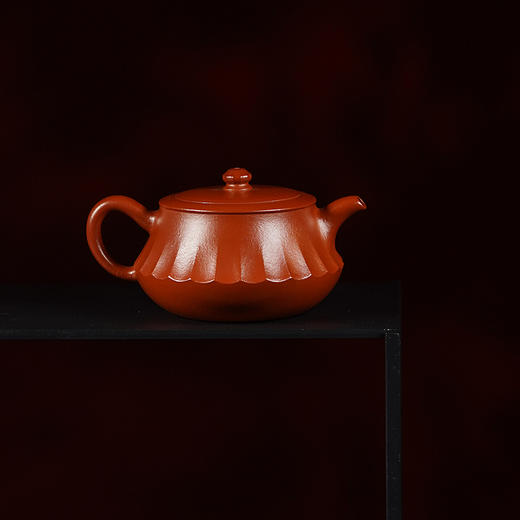 龙德堂陶艺 汤宣武制《百裥》原矿大红袍 180cc 库存请咨询客服 商品图0