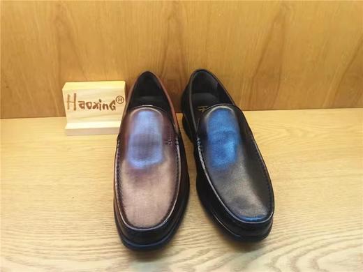 豪行11336837纯皮牛皮商务休闲男鞋 商品图4