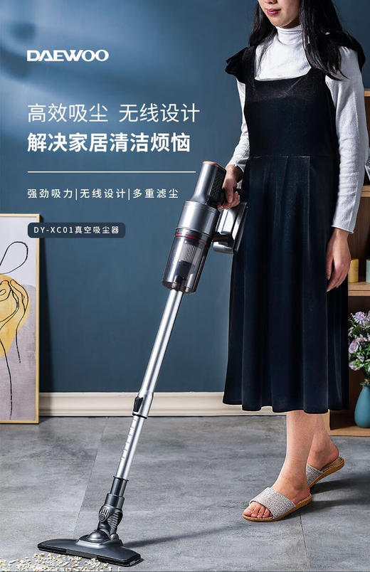 大宇(DAEWOo)吸尘器 家用手持 真空吸尘器 DY-XC01 商品图0