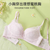 熳洁儿 透气蜂巢杯小胸显大无钢圈蕾丝内衣女收副乳聚拢文胸罩21251536 商品缩略图2