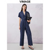 VIMAGE纬漫纪夏季新款显瘦大气时尚收腰连体裤女V2107736 商品缩略图2