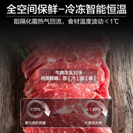 【星珀系列】海尔冰箱562升零距离自由嵌入式冰箱对开门全空间保鲜阻氧干湿分储智能恒温大冷冻巨能冻冰箱 562L星蕴银+零距离嵌入+全空间保鲜+全域除菌 商品图3