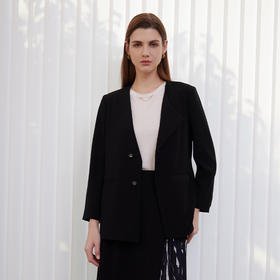 【两粒扣西装外套】24年春季新款女士时尚通勤外套V领两粒扣西装外套